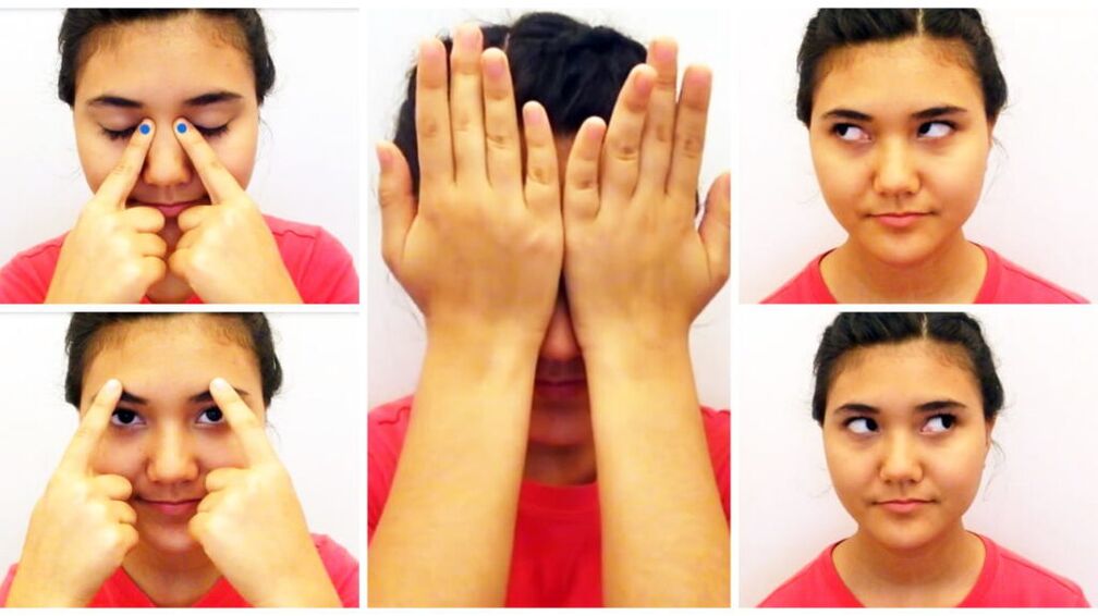 Exercices oculaires pour restaurer la vision