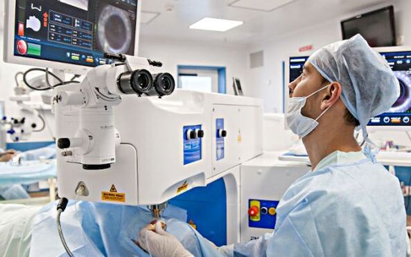 Chirurgie pour restaurer la vision